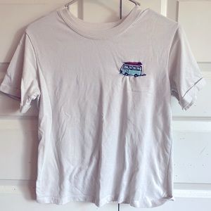 Embroidered Volkswagen Bus Tee